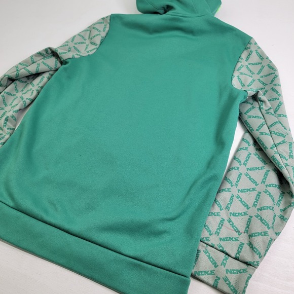 NIKE Therma-Fit Men's Sz‎ S Hoodie Pullover Green Volt DD1762-350 EUC - Picture 9 of 12